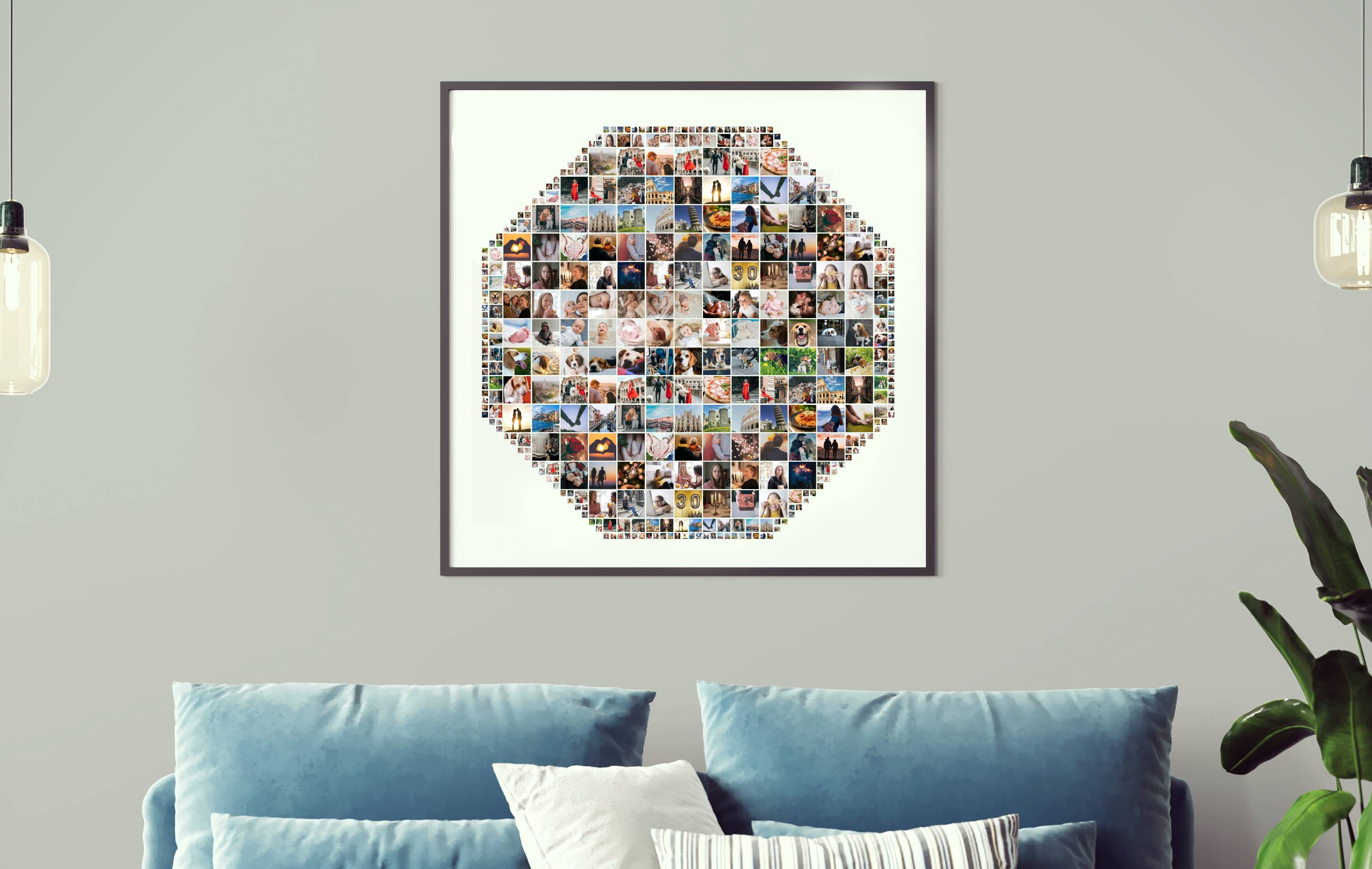 Want to fit 100 photos in one frame? Learn how to make a stunning photo collage with 50, 100, or unlimited photos for free. Create custom shape art for any occasion.